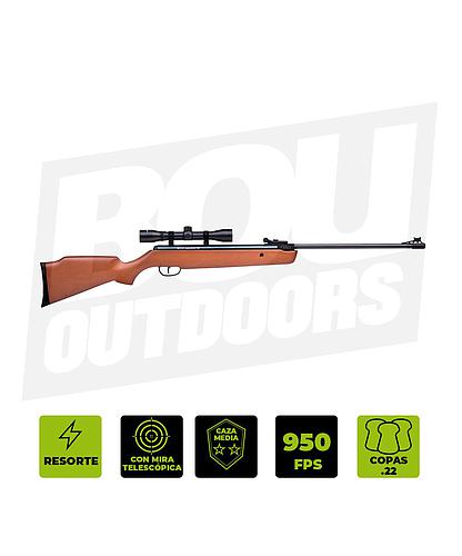 RIFLE CROSMAN OPTIMUS SPRING CO8M22X C/MIRA .22