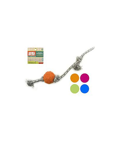 JUGUETE P/ MASCOTA LAZO + PELOTA 51CM AP-D711-171