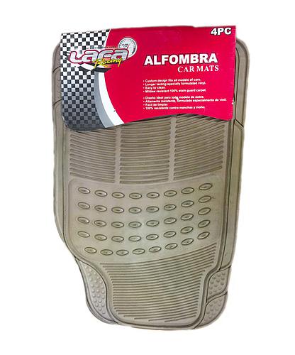 ALFOMBRA CAUCHO CREMA 4PZS/SET 2327NP-C (NC)