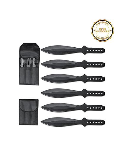 CUCHILLO LANZAR 6.5 PULG  TB 011-66BK (6PCS)