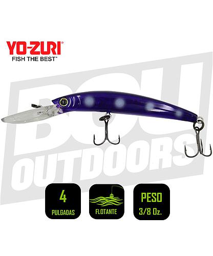 YO-ZURI CRYSTAL MINNOW DEEP DIVER WALLEYE TROLLING BAIT R1205MN