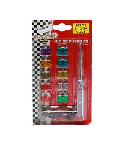 KIT FUSIBLES P/AUTO T/UÑA LF-6152/AT-1006 (10 PCS)