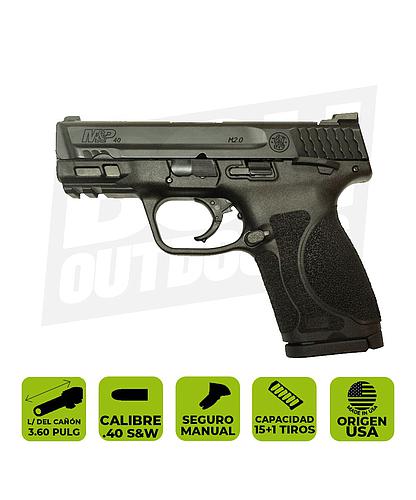 PISTOLA M&P COMPACT 2.0 3.6 PULG 40S&W C/SEGURO 11695