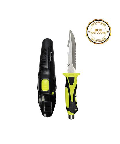 CUCHILLO BUCEO NEGRO AQUATEK GRANDE 3002K/3113K