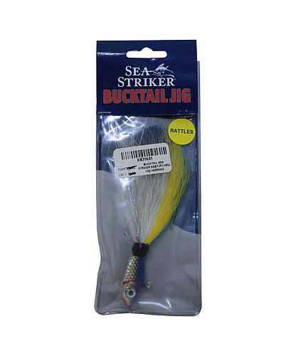 BUCKTAIL SEA STRIKER SSBTJ1-C 1OZ WHITE CHART