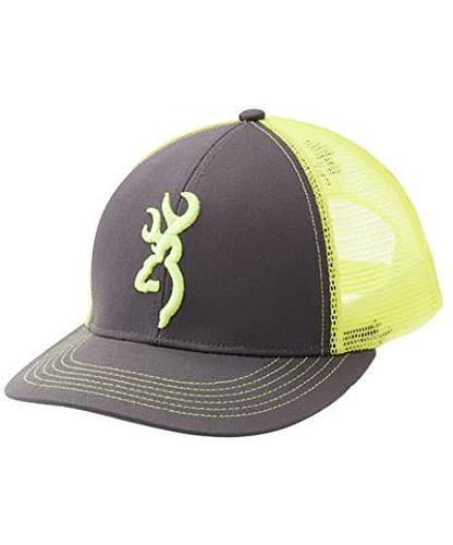 GORRA BROWNING CHARCOAL/NEON GREEN 308177541