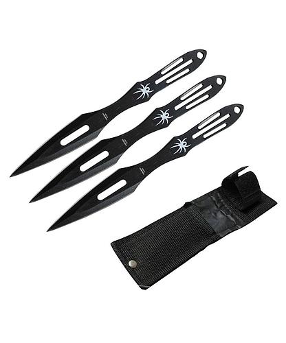 CUCHILLO LANZAR BLACK WIDOW 8 PULG CROSSFIRE RTEK  (3PCS)