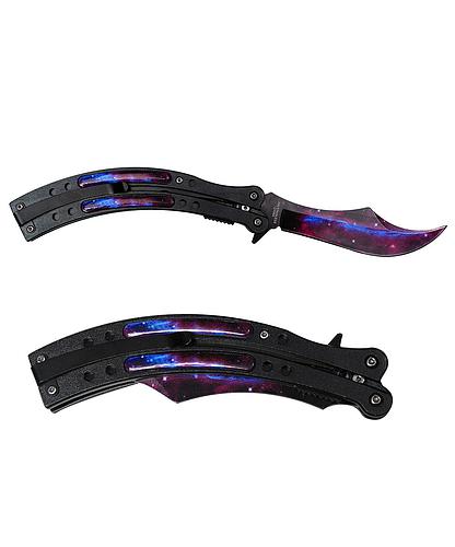 NAVAJA DOBLAR T/MARIPOSA PURPLE AND BLACK 9 5/8PULG T 27021-PP-1