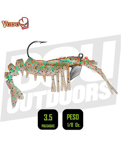 SHRIMP VUDU 3.5 PULG 1/8 OZ CEOLE MAGIC 2PK E-VSW35-18-47