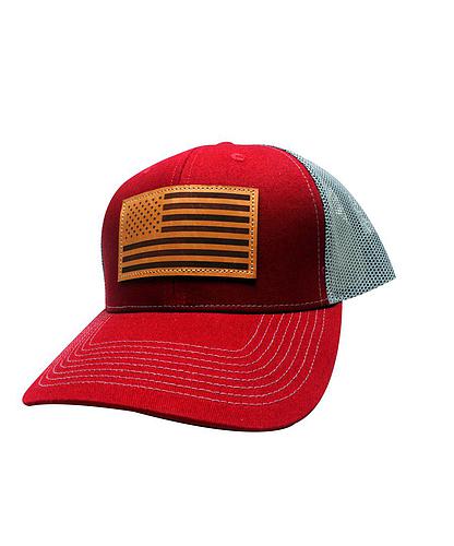 GORRA OUTDOOR USA LEATHER PATCH FLAG USA771-CG