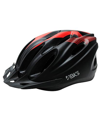 CASCO BKS RACING P/ADULTO H350 NEGRO/ROJO M 33673