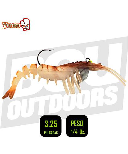 SHRIMP VUDU 3.25 PULG  1/4 OZ  BROWN (2PK) E-VS35-14-02