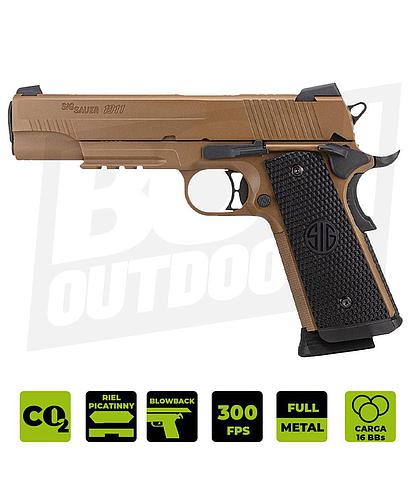 PISTOLA CO2 SIG SAUER 1911 EMPEROR .177 SIG-AIR-1911ES-BB