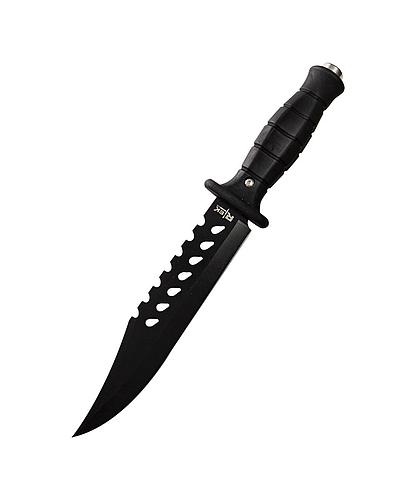 CUCHILLO CAZADOR TACTICO C/FUNDA 13PULG BLACK RT 4748-F