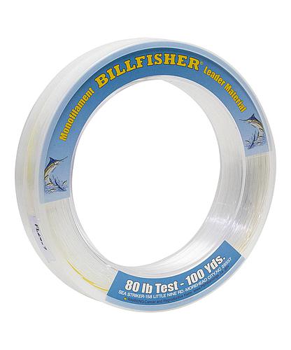 MONO LEADER BRACELET 80LB 100YD CLEAR BILLFISHER LB80100