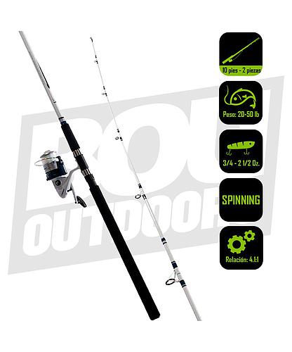 SPINNING COMBO OKUMA TUNDRA 80 10 PIES TU-1002-80