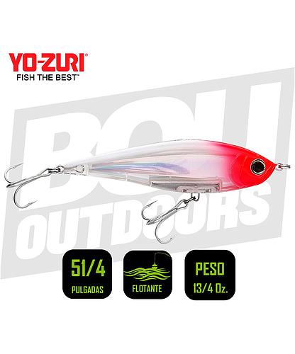 YO-ZURI INSHORE TWITCHBAIT 5 1/4 PULG 1 3/4OZ RED HEAD R1349C5