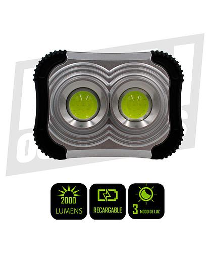 LAMPARA DE TRABAJO LED RECARGABLE 2000LM 3000MAH LF-9069