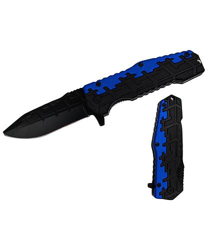 NAVAJA DOBLAR 4.5 PULG AZUL DIGITAL CAMO C/CLIP KN 1798-BL