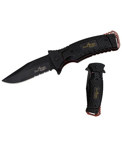 NAVAJA DOBLAR TACTICA 4.5 PULG NEGRA DUCK USA DK 0033-BK