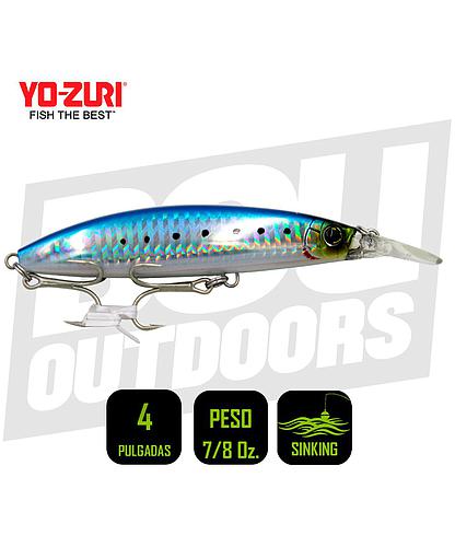 YO-ZURI MAG SPEED 100MM 4 PULG 1 7/8 OZ SARDINE R1477-HIW