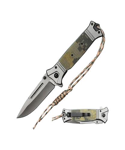 NAVAJA DOBLAR 6.0 PULG JUMBO CAMO G-10 C/PARACORD RT 2856-CA