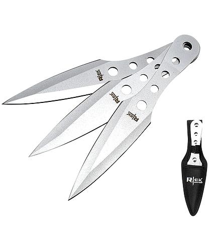 CUCHILLO LANZAR SET SILVER 8 PULG 3 PCS TK 777-38SL