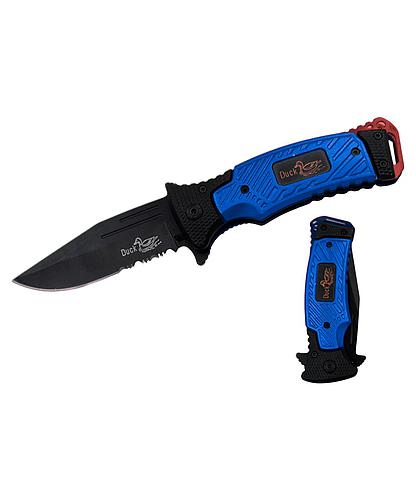 NAVAJA DOBLAR 4.5 PULG TACTICAL BLUE C/CLIP DK 0033-BL