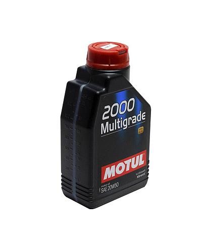 ACEITE SAE20W50 MINERAL PARA MOTOR GAS. 1LT. MOTUL 2000 MGR